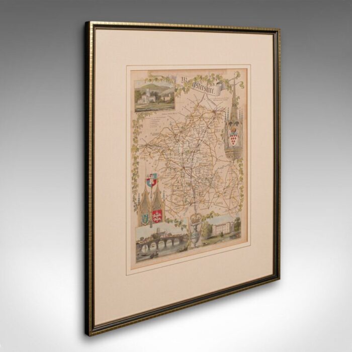 antique lithography map 2