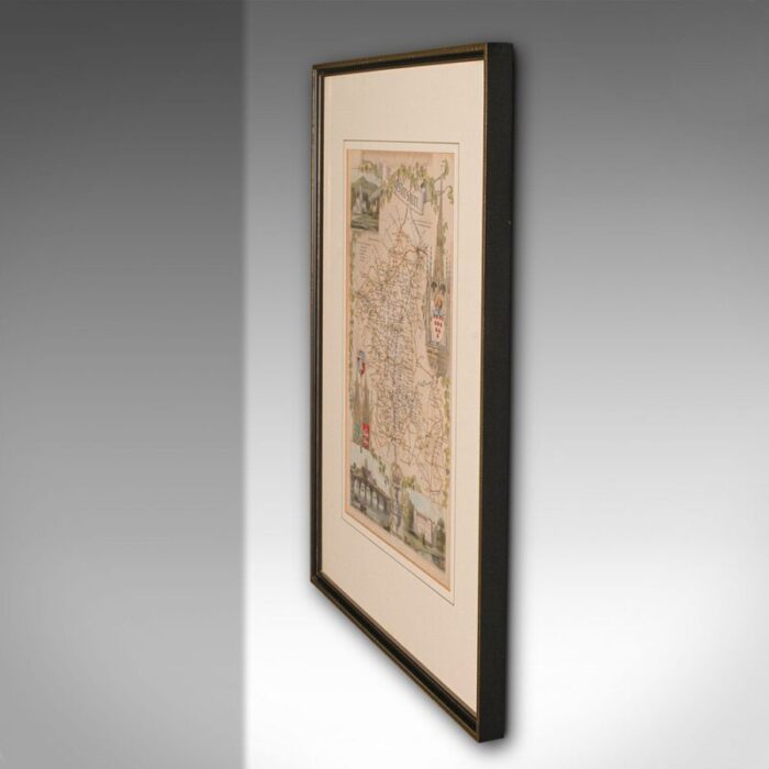 antique lithography map 3