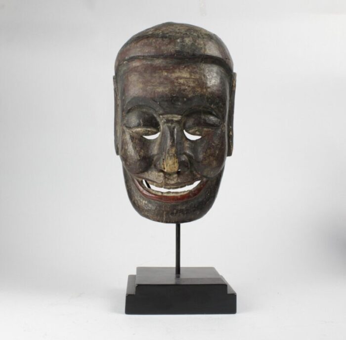 antique southern chinese wooden mask 1