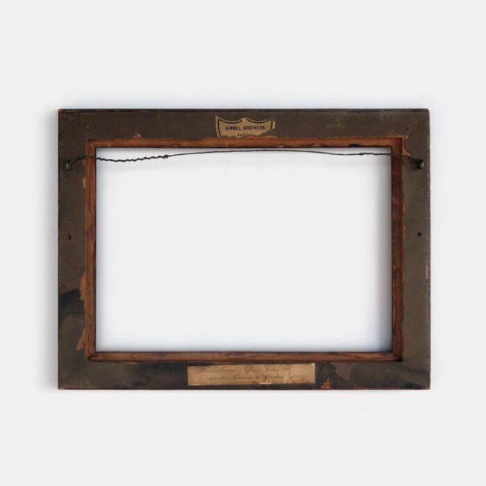 antique wood frame 6897