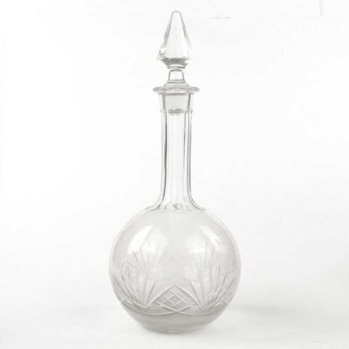 art deco crystal carafe germany 1930s 1