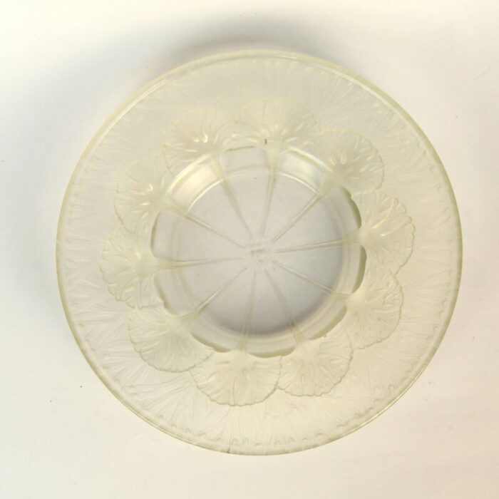 art deco glass plate by sabino 1930s 2