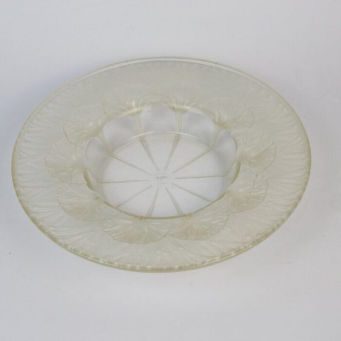 art deco glass plate by sabino 1930s 5