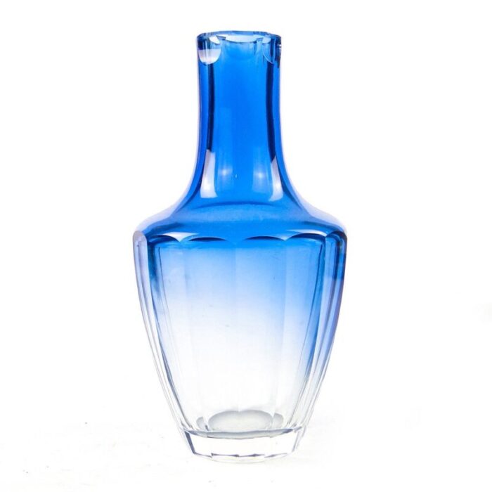 art deco glass water carafe from moser former czechoslovakia 1930s 6