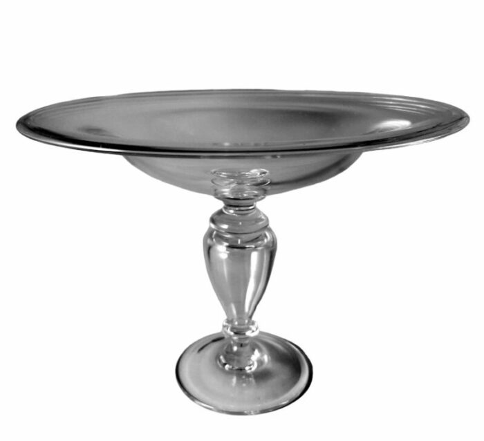 art deco italian crystal table centerpiece 1984 1