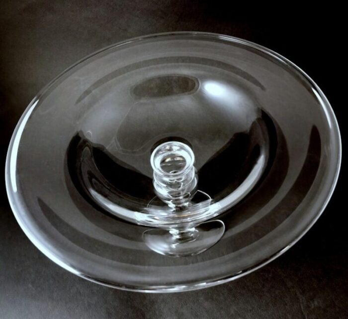 art deco italian crystal table centerpiece 1984 10