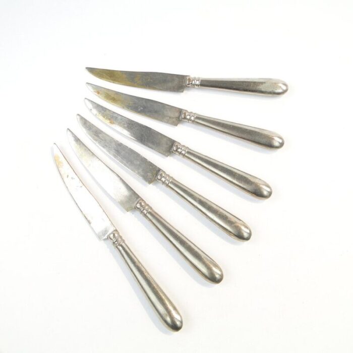 art deco knives germany 1930s set of 6 1