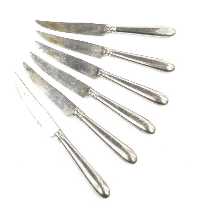 art deco knives germany 1930s set of 6 10