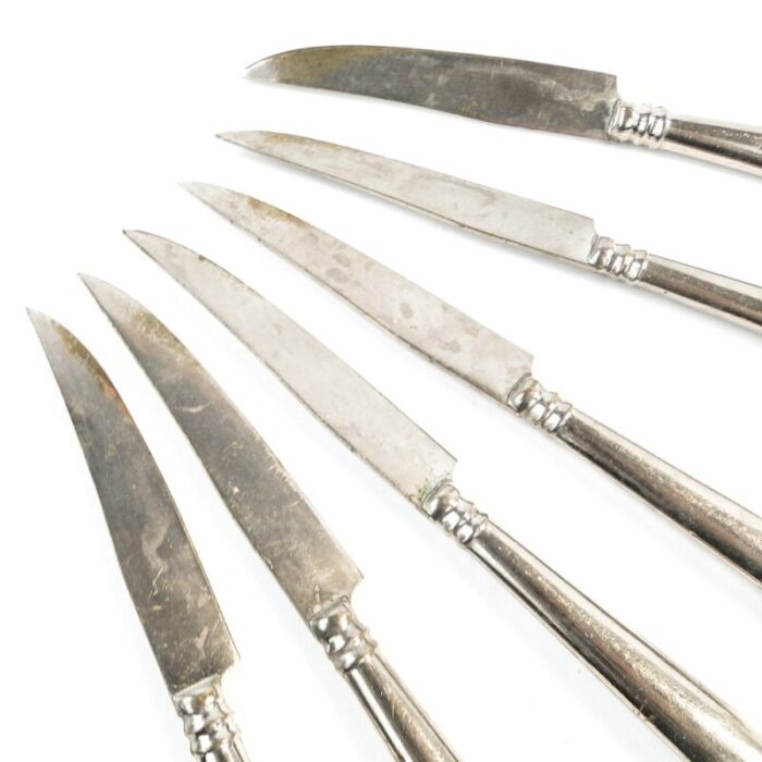 art deco knives germany 1930s set of 6 4