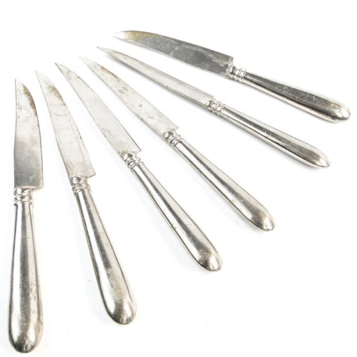 art deco knives germany 1930s set of 6 5