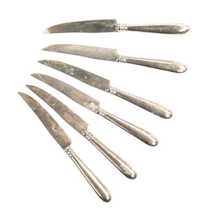 art deco knives germany 1930s set of 6 7