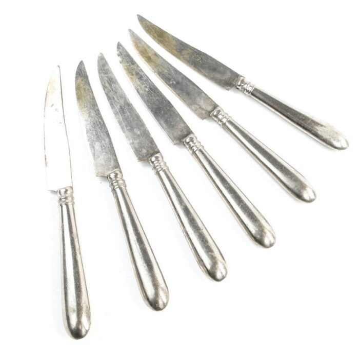 art deco knives germany 1930s set of 6 9