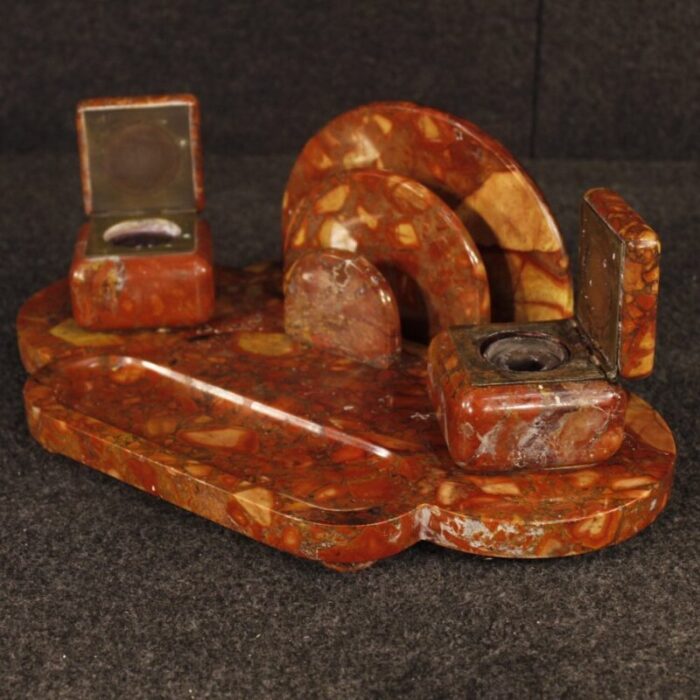 art deco marble inkwell 1930s 4