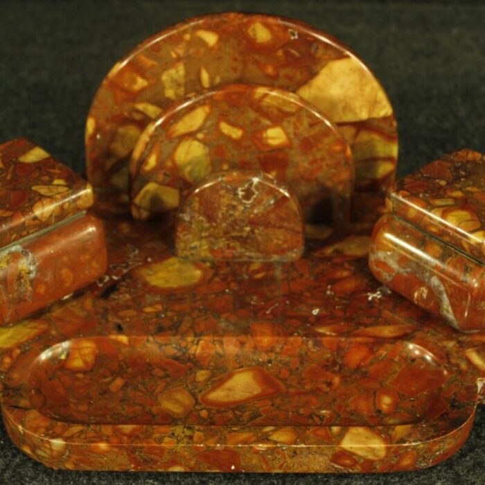 art deco marble inkwell 1930s 5