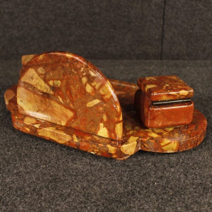 art deco marble inkwell 1930s 9