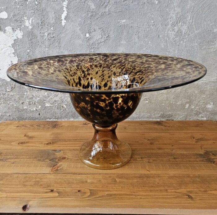 art deco murano glass cake stand attributed to vittorio zecchin 1