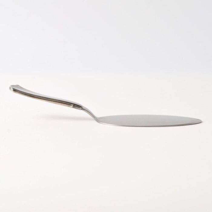 art deco silver and stainless steel cake spade from cohr 1945 8