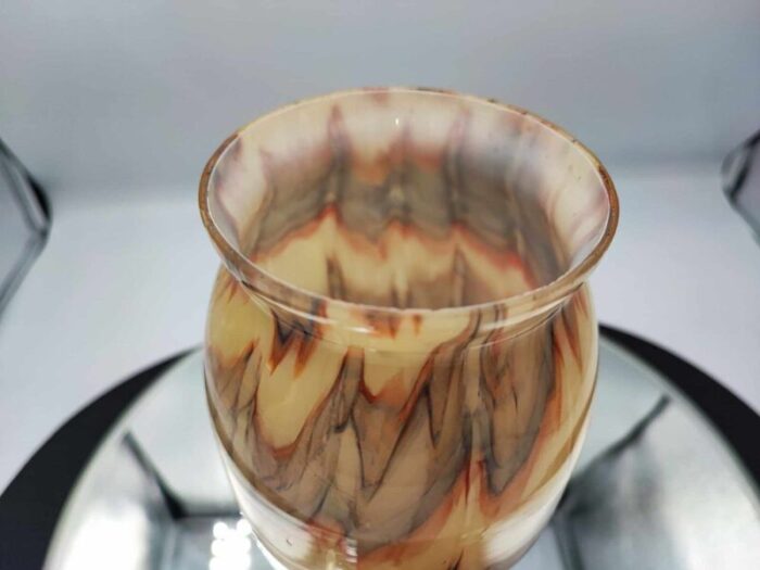 art deco vase in opal glass by henri heemskerk 1920s 3