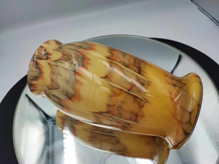 art deco vase in opal glass by henri heemskerk 1920s 6