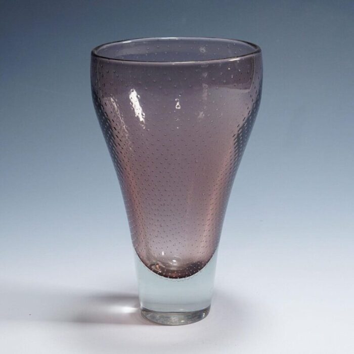 art glass vase attributed to gunnel nyman for nuutajarvi notsio 1950s 4