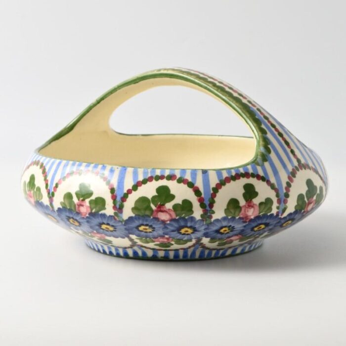 art nouveau hand painted bowl from annaburg 1900s 3