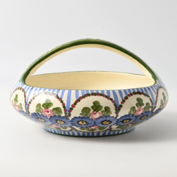 art nouveau hand painted bowl from annaburg 1900s 5