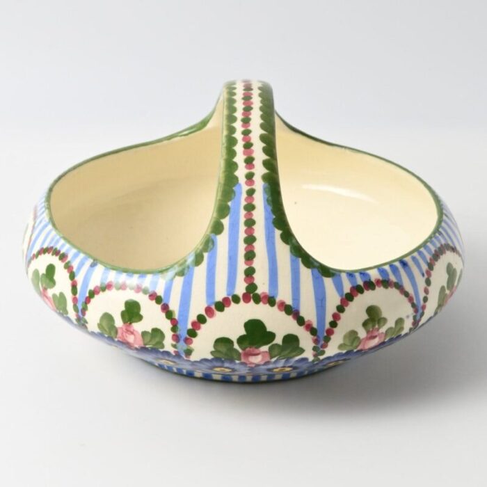 art nouveau hand painted bowl from annaburg 1900s 9