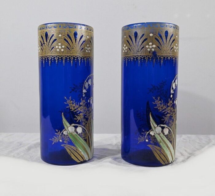 art nouveau legras vases set of 2 4