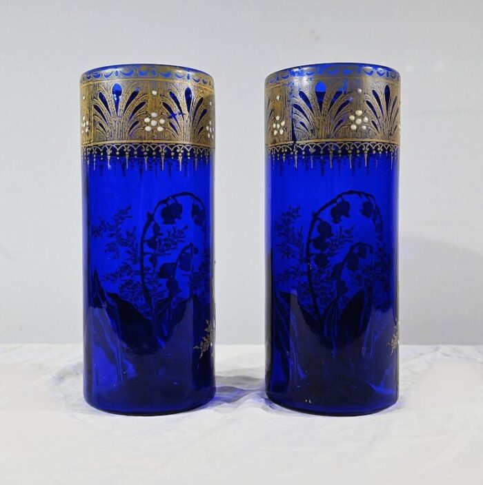 art nouveau legras vases set of 2 5