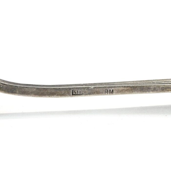 art nouveau polish sugar spoon from stylplater 1920s 4