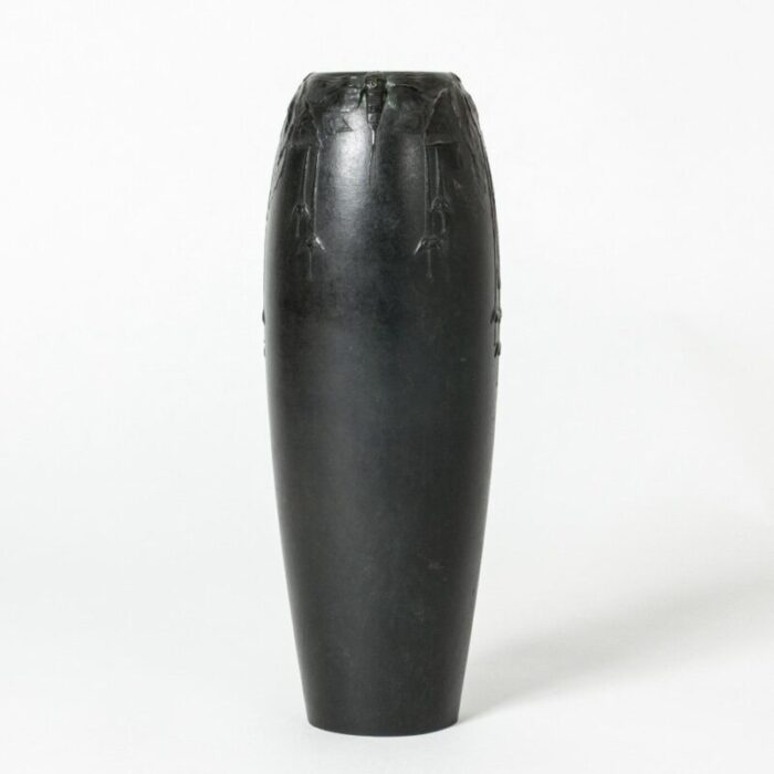 art noveau bronze vase by hugo elmqvist 1890s 2