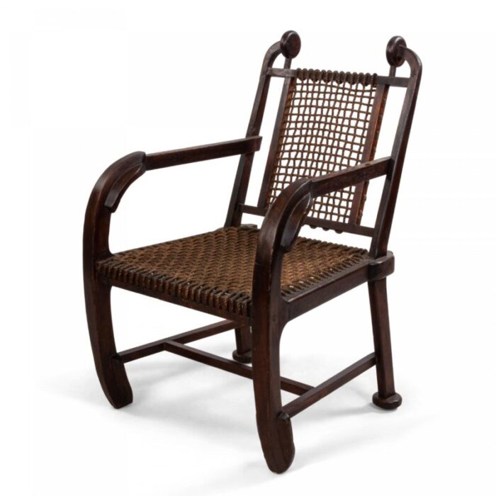 arts and crafts oak arm chair 1757