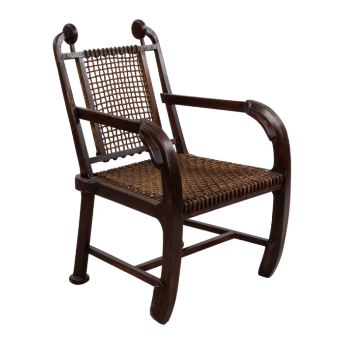 arts and crafts oak arm chair 2514