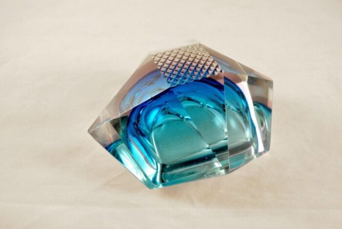 ashtray or pocket emptier in murano glass 1970s 5