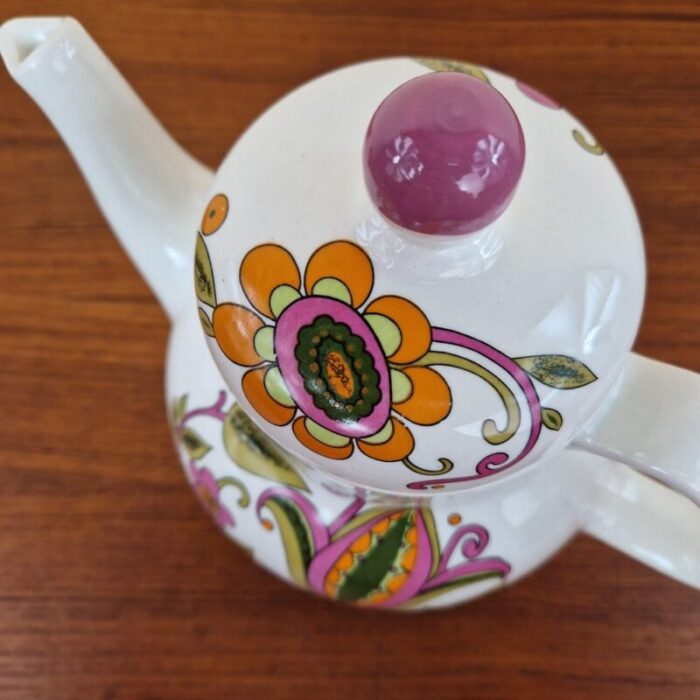 bali teapot from boch belgium 1970s 8