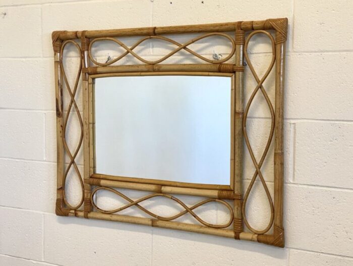 bamboo mirror 1970s 6