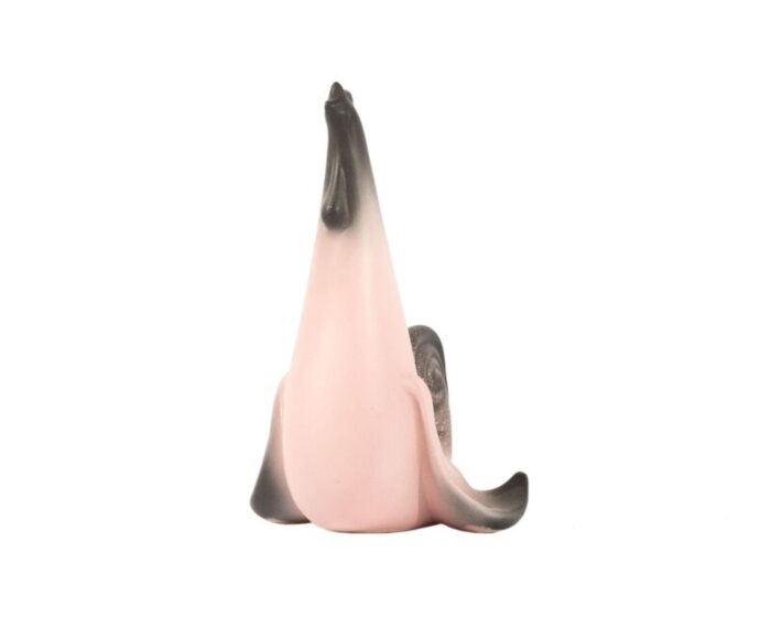 bell of california ceramic pink and black rooster 9062