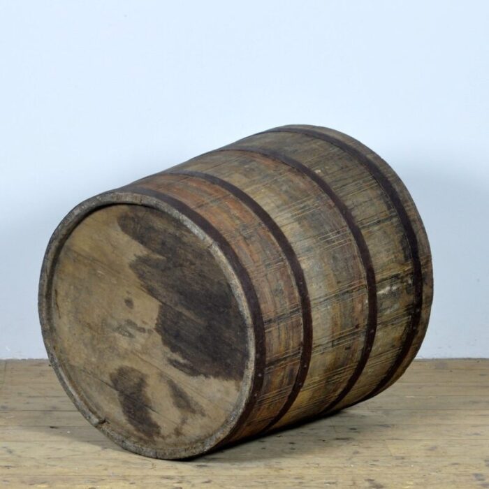 big oak barrelled planter 1900s 8