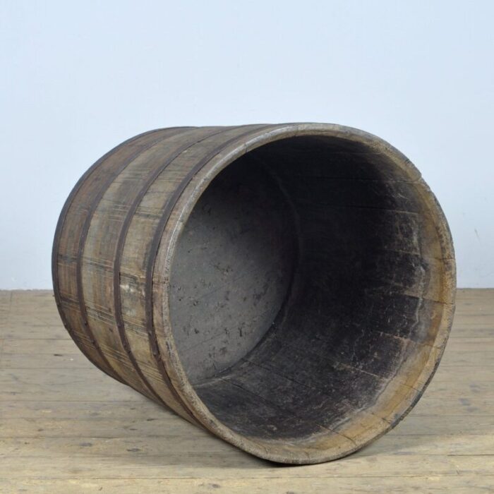 big oak barrelled planter 1900s 9