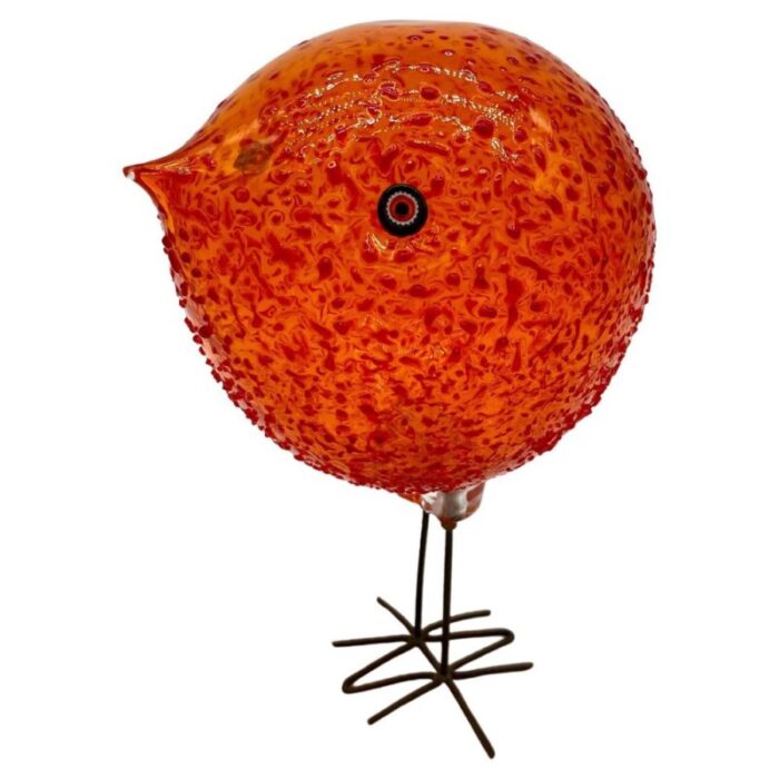 bird figurine by alessandro pianon for vistosi 1960s 1