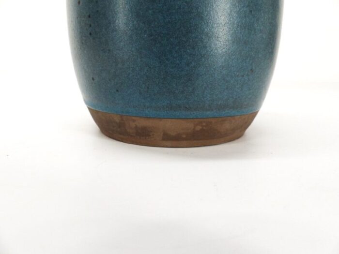 blue enameled ceramic vase from bitossi 4