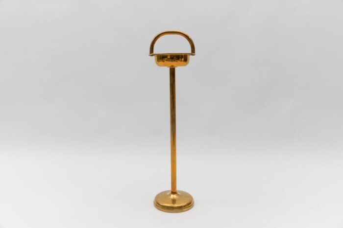 brass ashtray stand in the style of carl auboeck 1950s 8