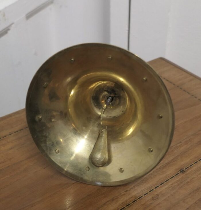 brass ships dinner hand bell 1890s 2