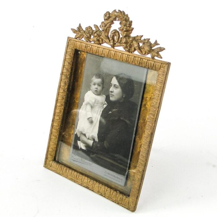 bronze rococo frame france 1890s 6