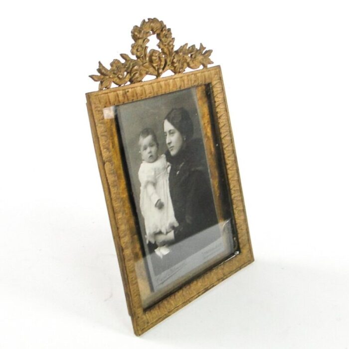 bronze rococo frame france 1890s 8