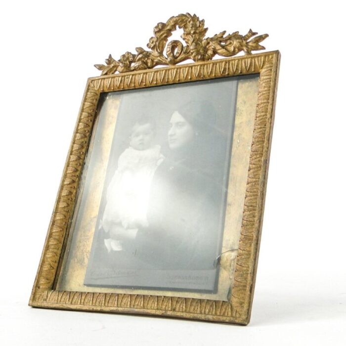 bronze rococo frame france 1890s 9