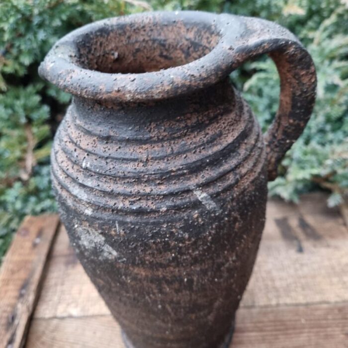 brown terracotta pitcher 1950s 3