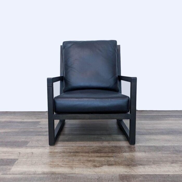 camerich modern simon leather lounge chair 7058