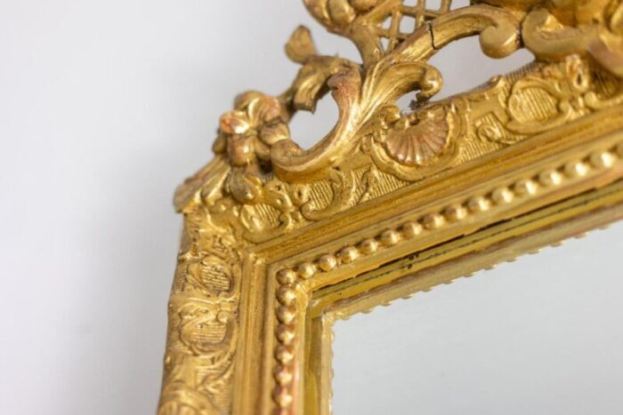 carved giltwood mirror 1880s 6