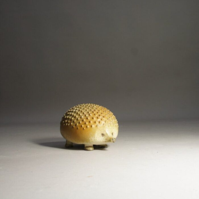 ceramic hedgehog by lisa larson 1970s 1